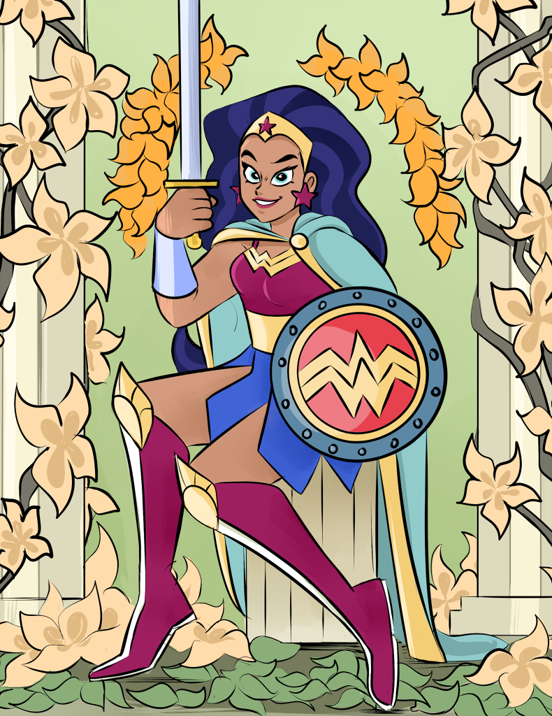 [Damnvlado] Dc Superhero girls strip game (DC Superhero girls)