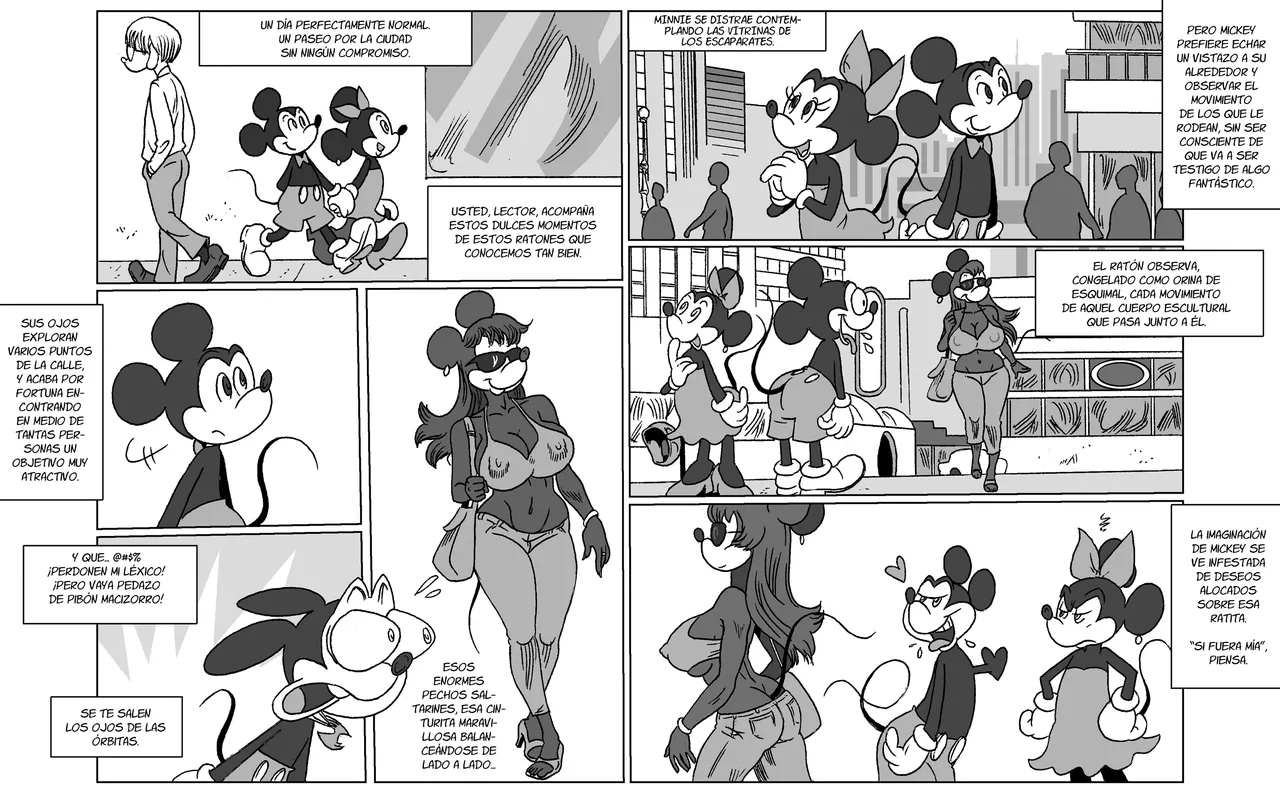 [Hellcio] Minie popozuda – Minnie pechugona (Mickey Mouse)