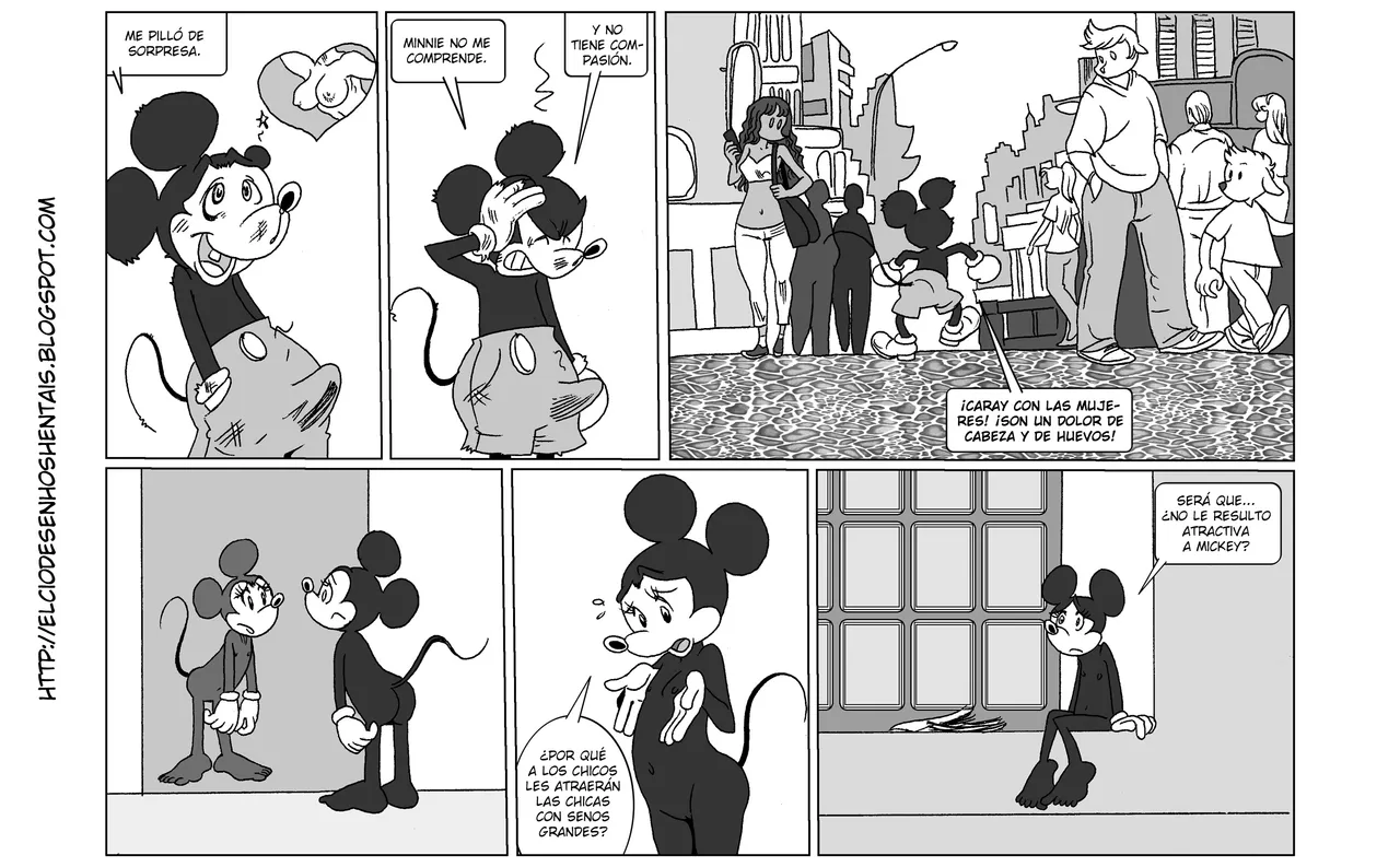 [Hellcio] Minie popozuda – Minnie pechugona (Mickey Mouse)