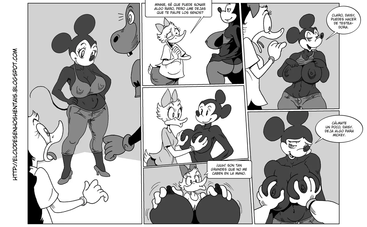 [Hellcio] Minie popozuda – Minnie pechugona (Mickey Mouse)