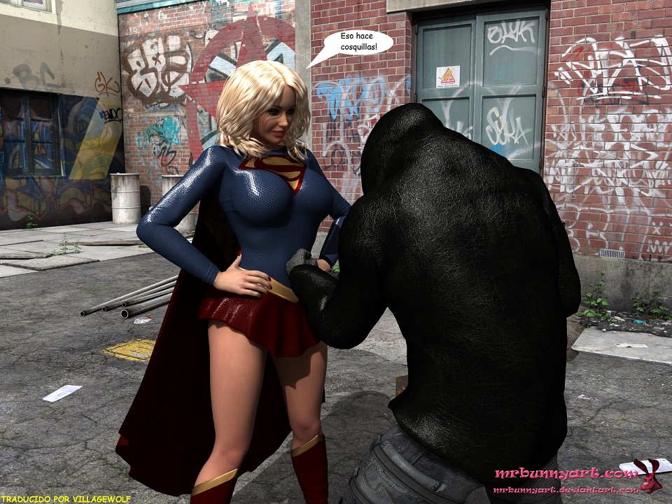 [MrBunnyArt] Supergirl vs Cain (Superman)