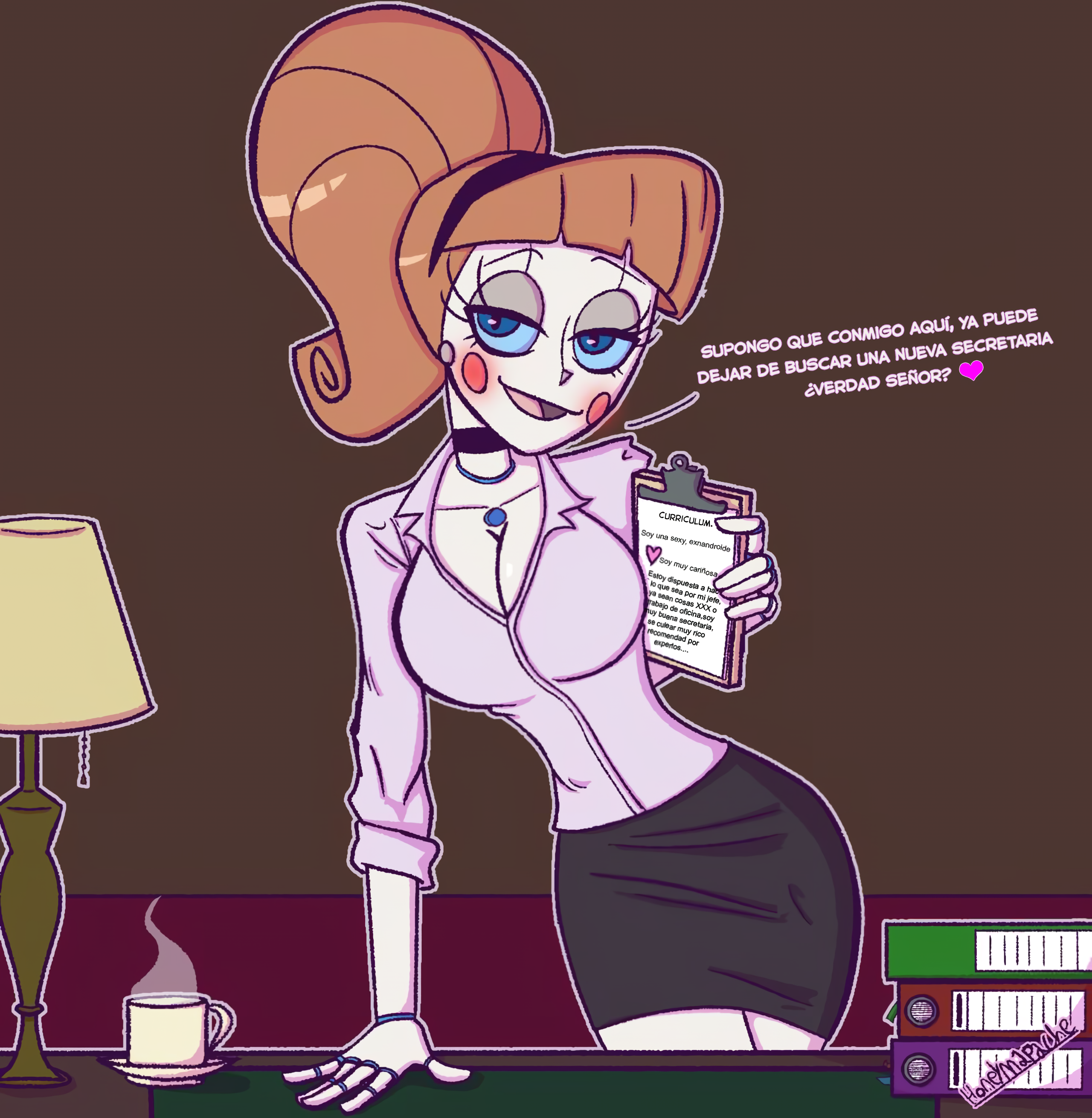 [HoneyMapache] Secretaria Molly (Emmy the robot)