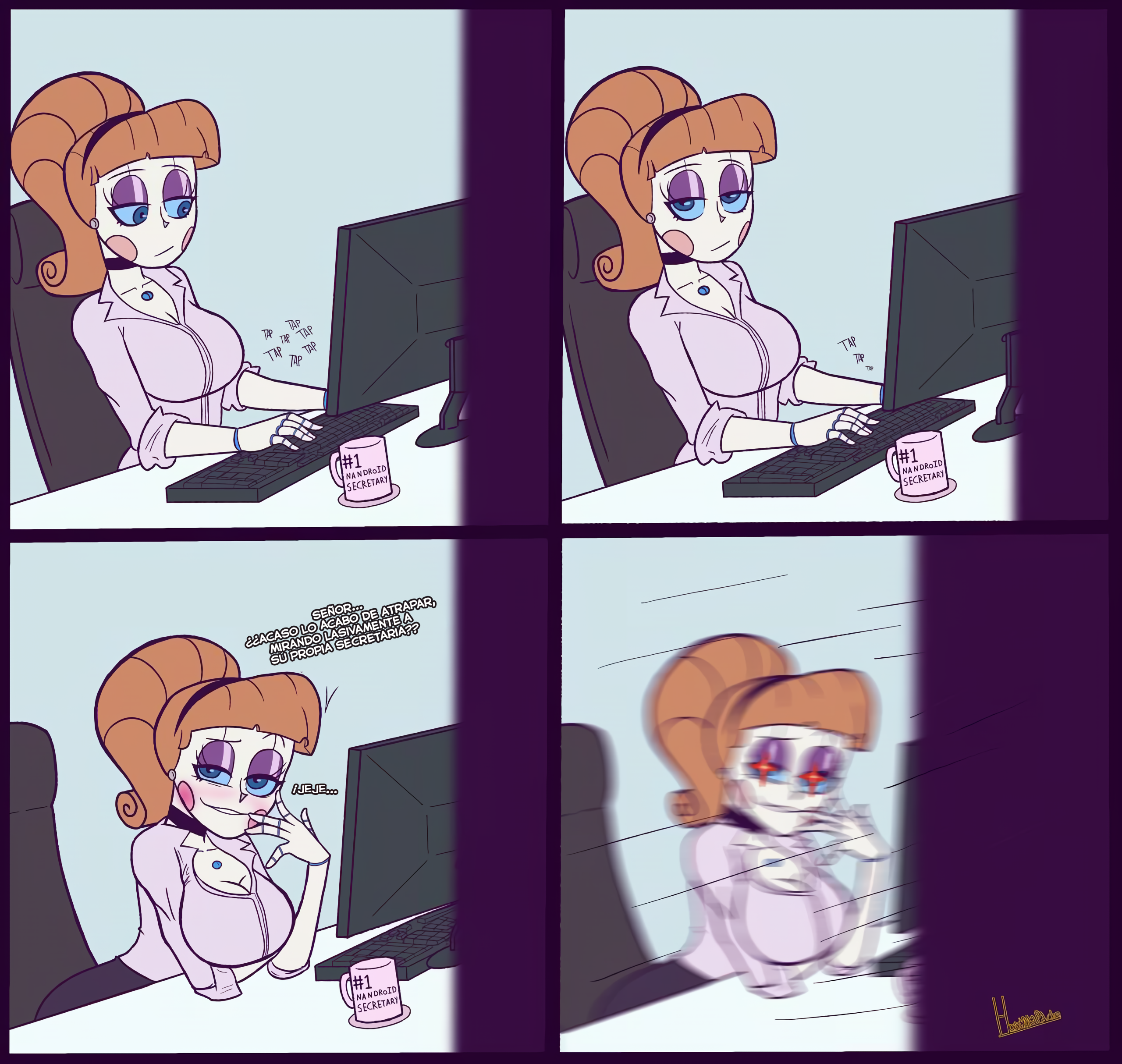 [HoneyMapache] Secretaria Molly (Emmy the robot)