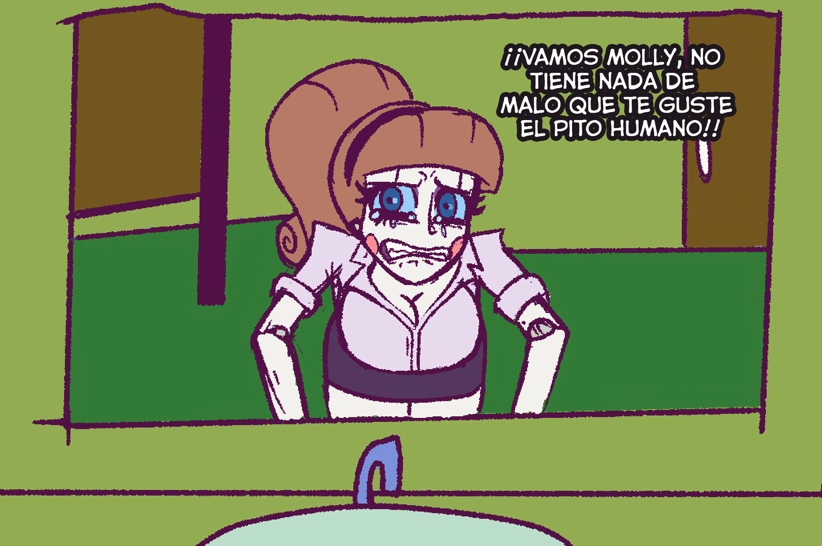 [HoneyMapache] Secretaria Molly (Emmy the robot)