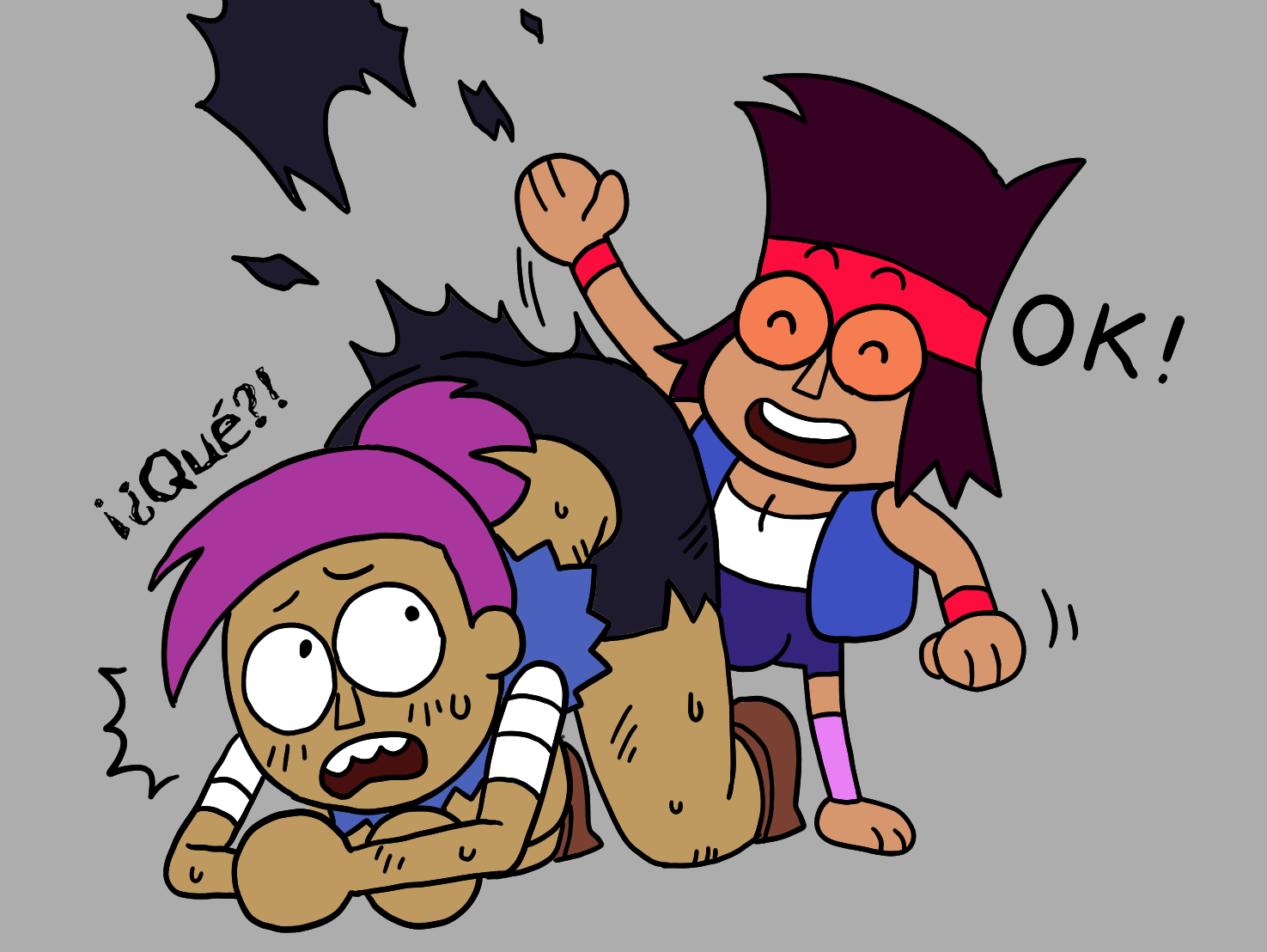 [IKSM Pasta] K.O. & Enid (OK K.O.!_ Let’s Be Heroes)