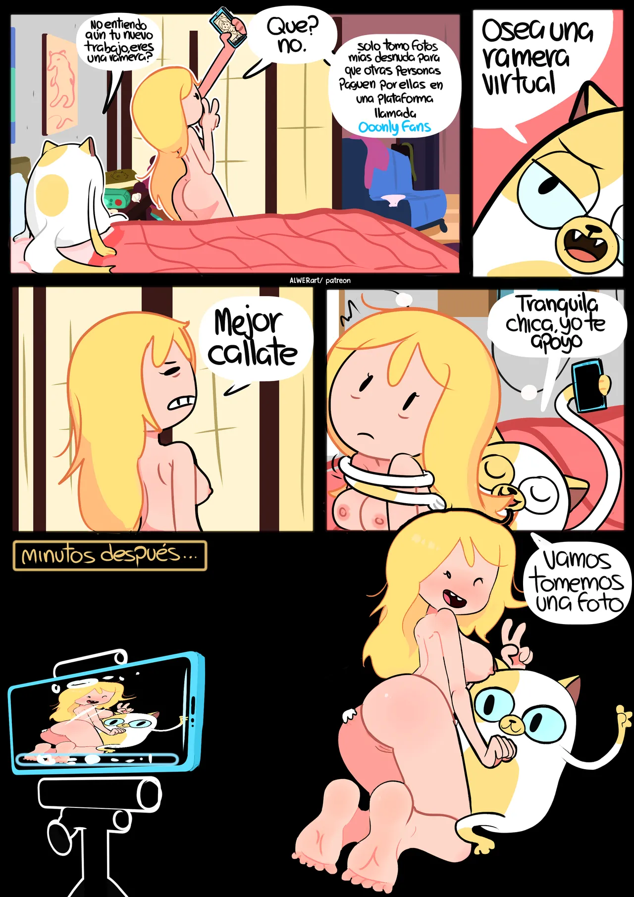 [ALWERart] Fionna y Cake Un Nuevo Trabajo (Adventure Time)