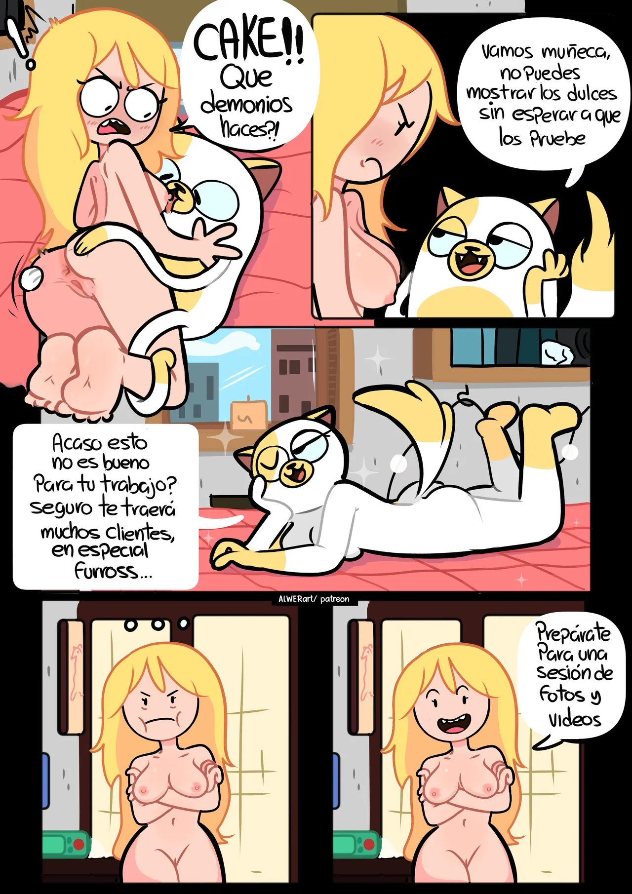 [ALWERart] Fionna y Cake Un Nuevo Trabajo (Adventure Time)