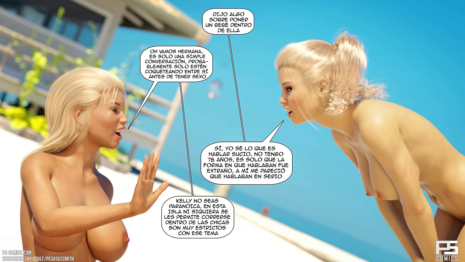 [Pegasus Smith] AU NATUREL — Nudist Resort parte 23 (Comic Porn)