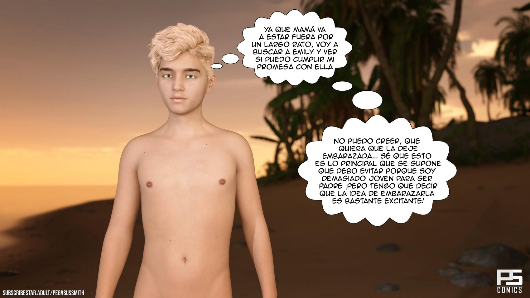 [Pegasus Smith] AU NATUREL — Nudist Resort parte 9 (Comic Porn)