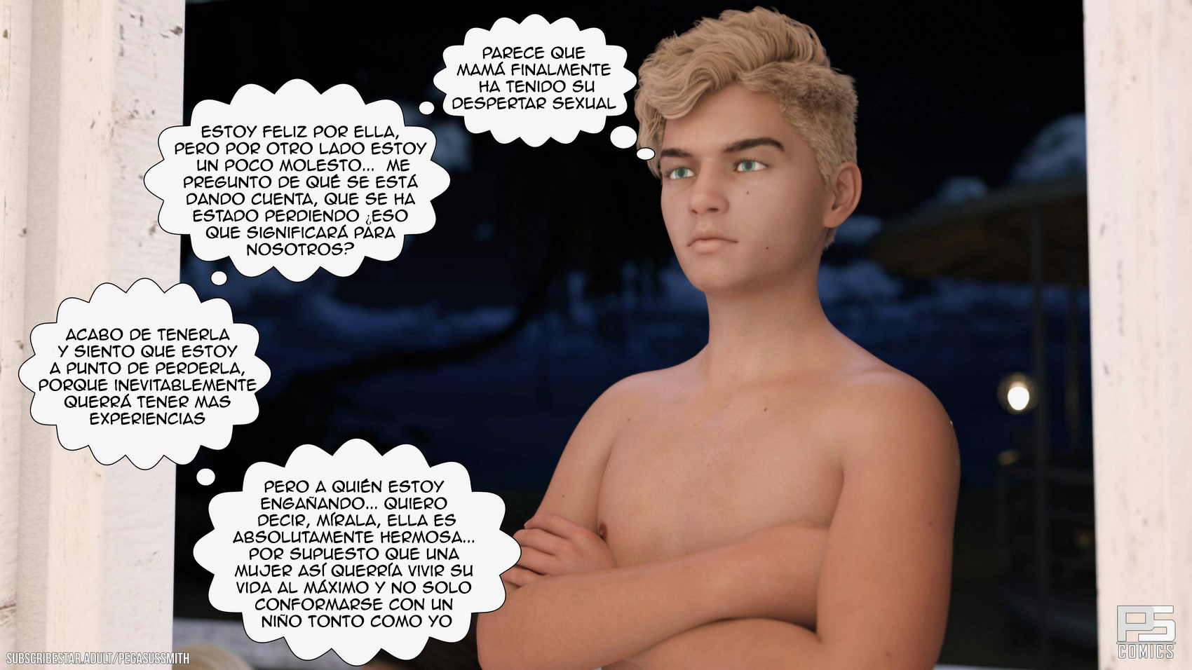 [Pegasus Smith] AU NATUREL — Nudist Resort parte 10 (Comic Porn)