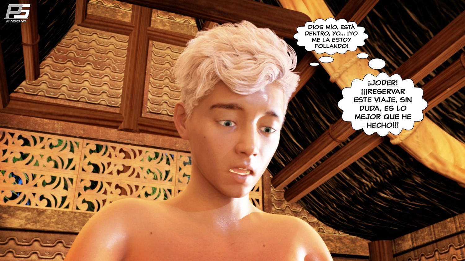 [Pegasus Smith] AU NATUREL — Nudist Resort parte 4 (Comic Porn)