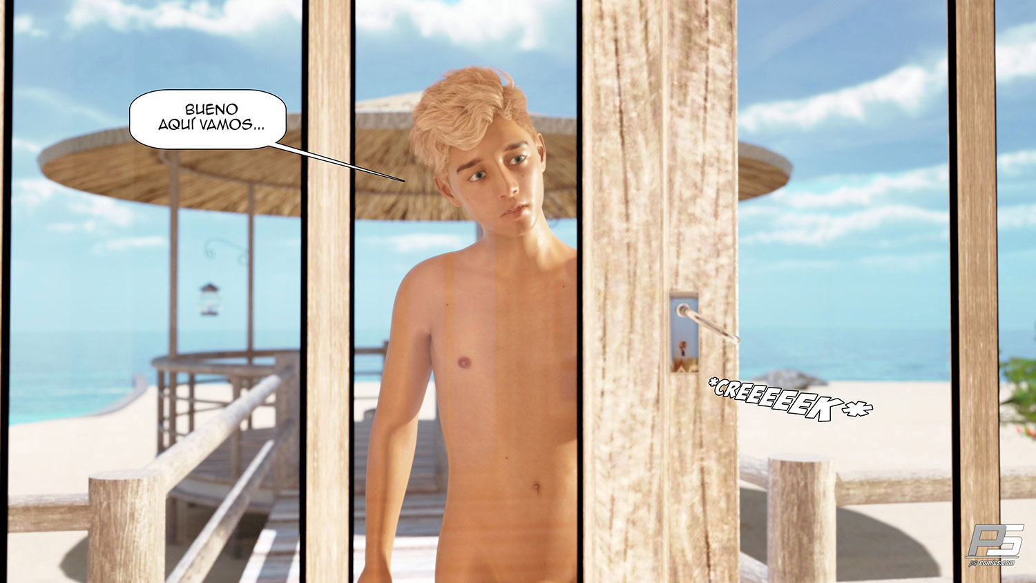 [Pegasus Smith] AU NATUREL — Nudist Resort parte 5 (Comic Porn)