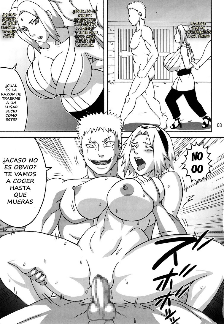 [Naruhodo] TSUNADE Lewd Prision parte 3 (Naruto)