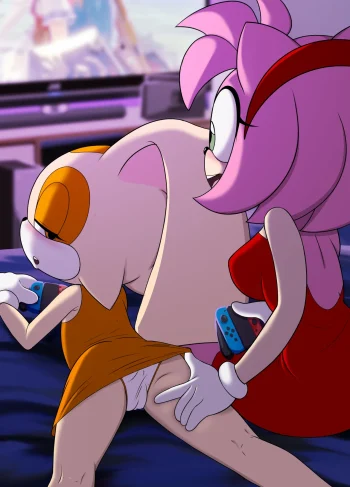 [Goth Reaper] Cream and Amy (Sonic the Hedgehog)