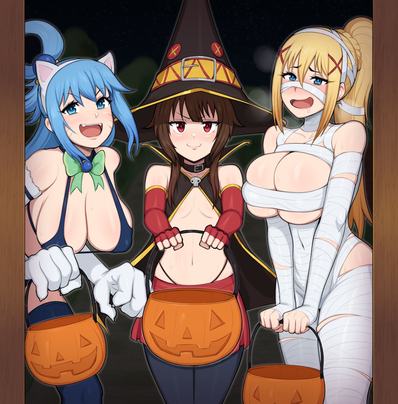 [Afrobull] Halloween poll winner Megumin (Kono Subarashii Sekai ni Syukufuku o!)