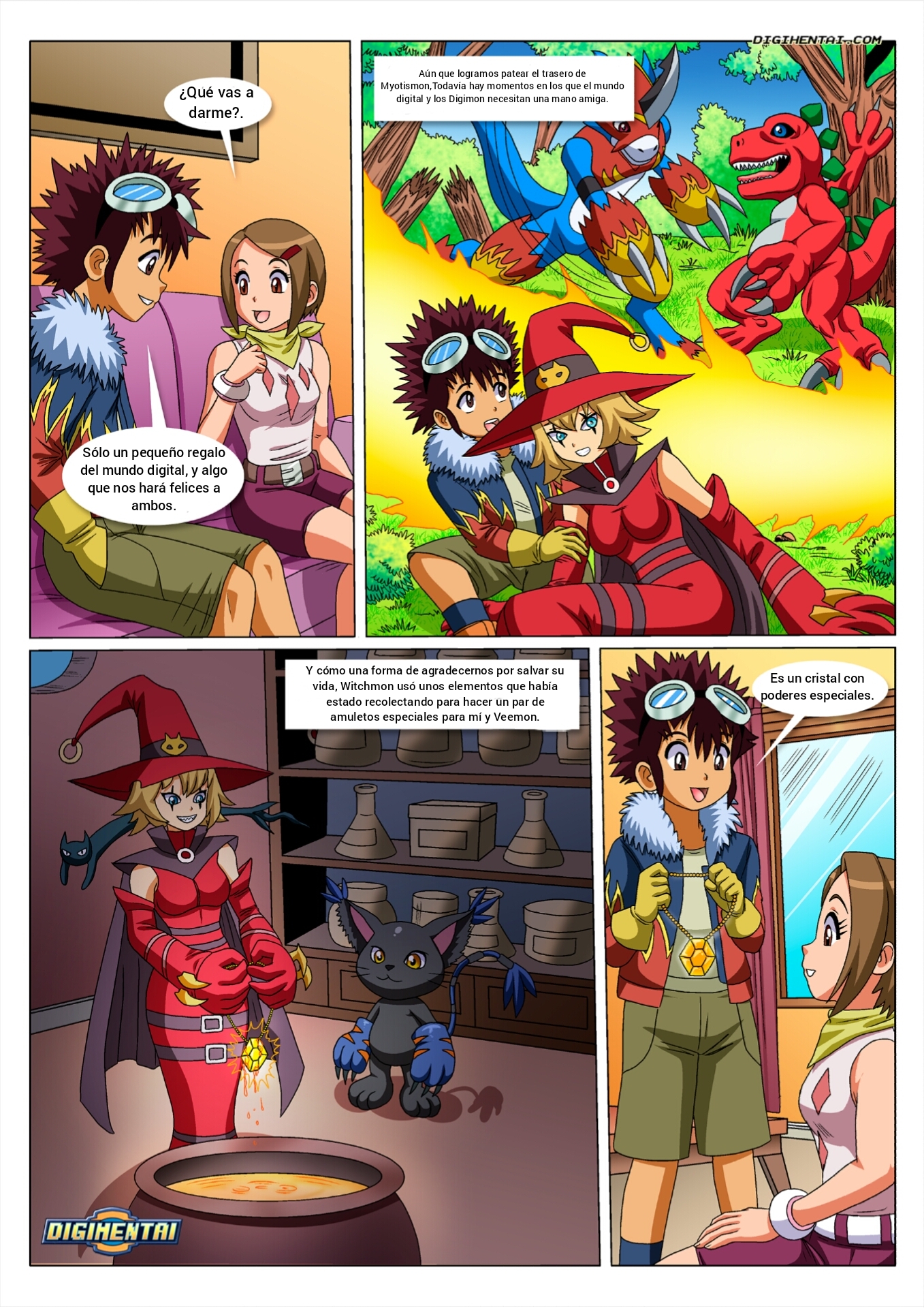 [Palcomix] Hypnofun (Digimon Adventure 02)