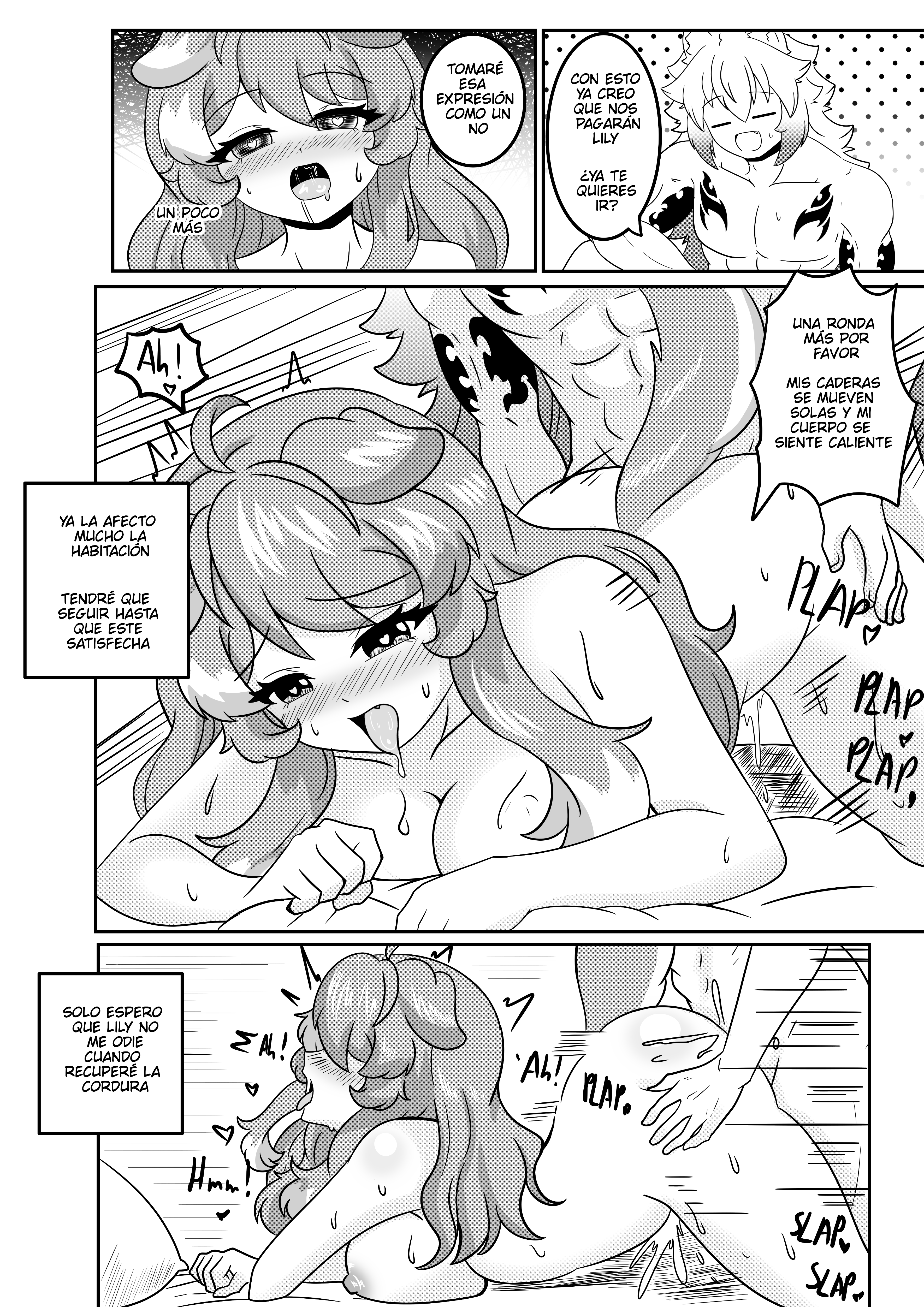 [Long Tao] Solo un Reto (Comic porn)