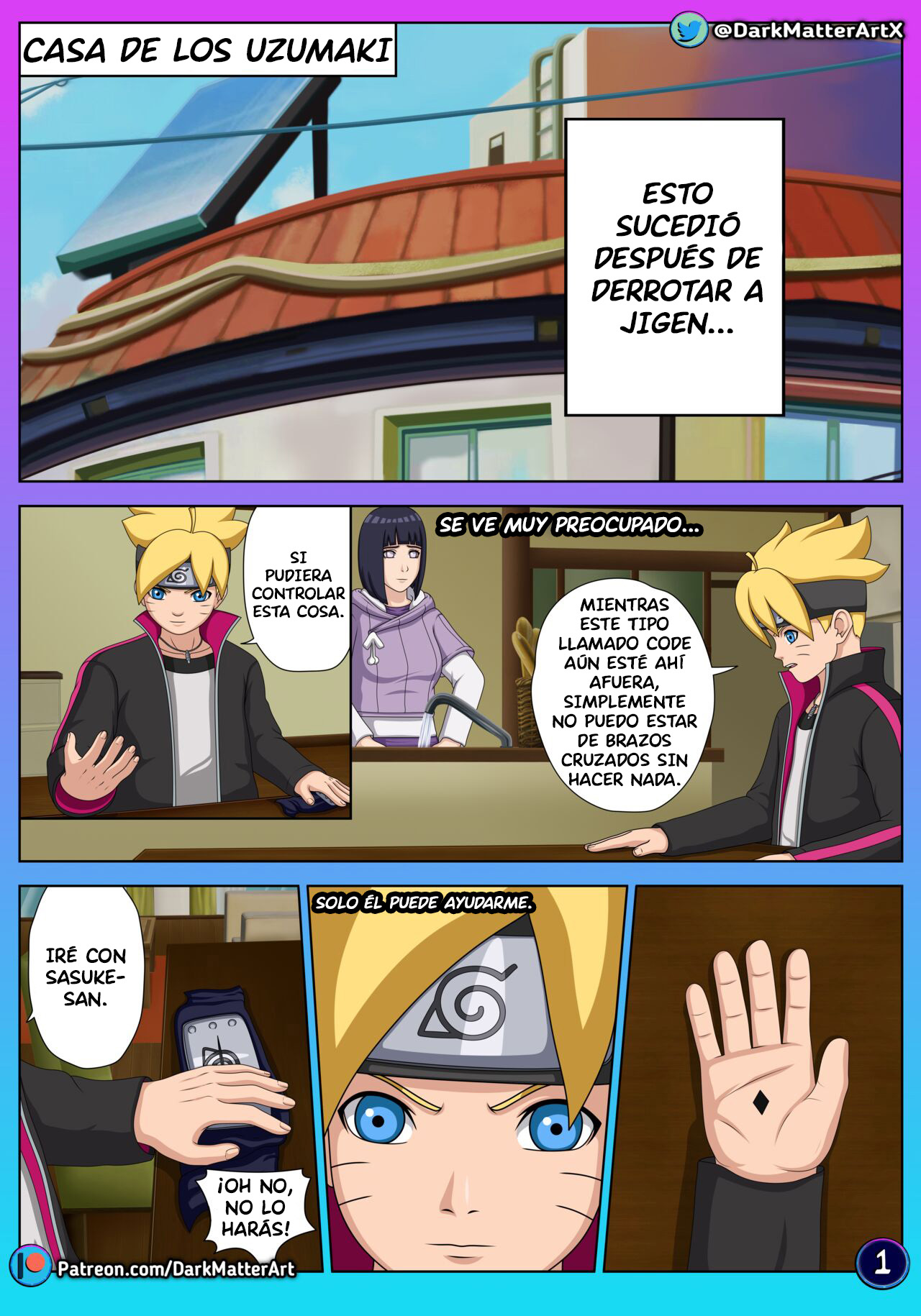 [DarkMatterArt] CONFUSION in BED parte 1 (Boruto: Naruto Next Generations)