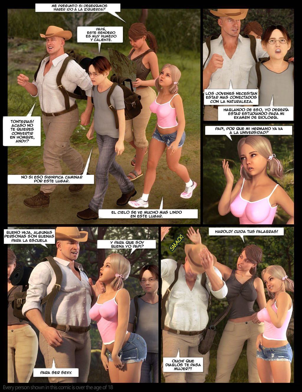 [NLT] The FAMILY Hike (Comic Porn)