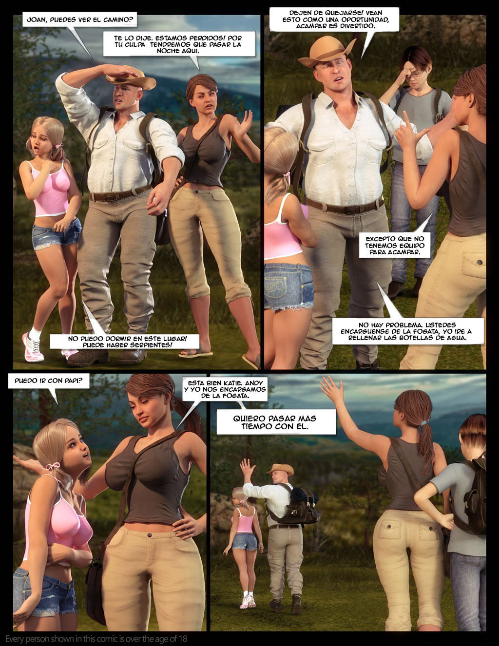 [NLT] The FAMILY Hike (Comic Porn)