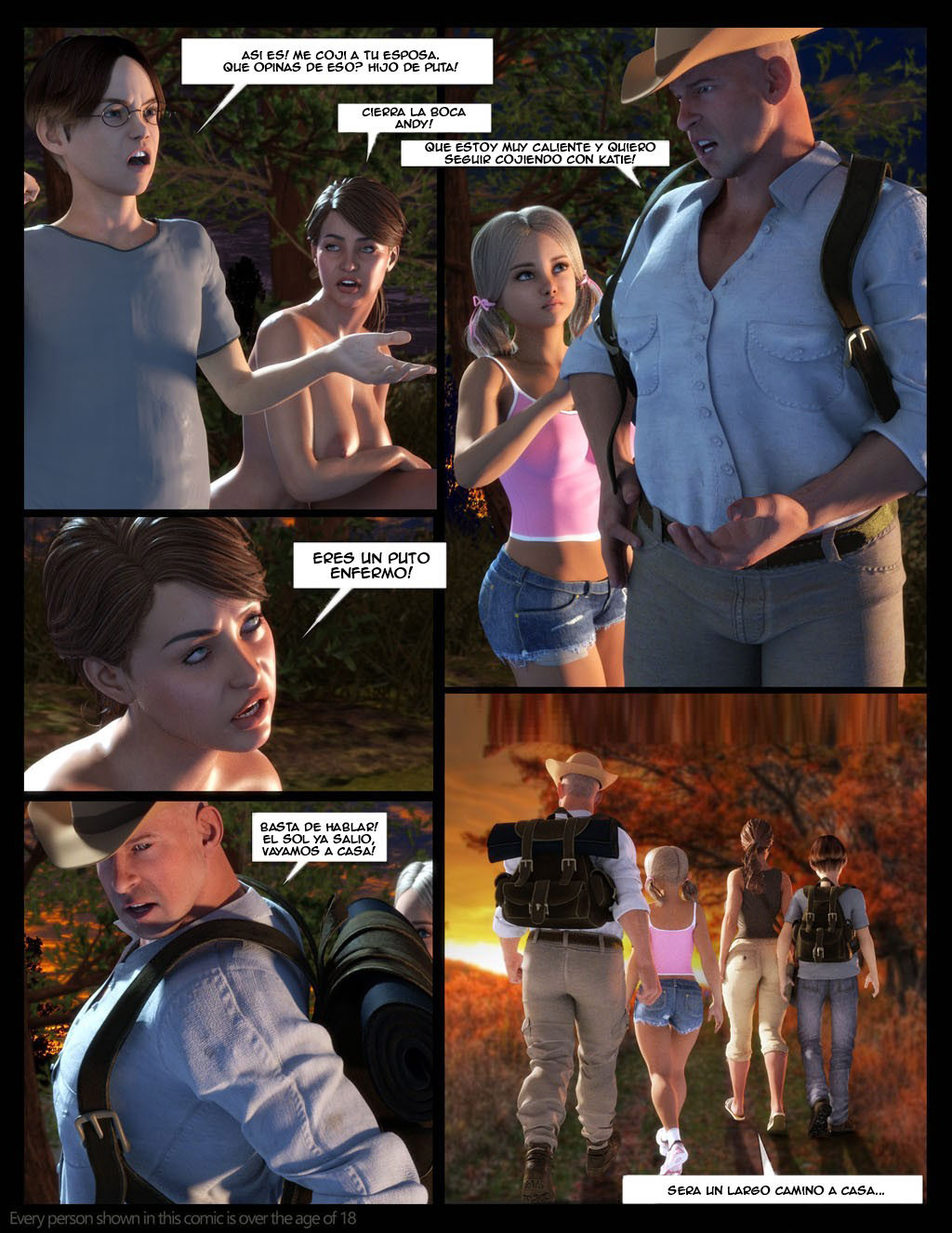 [NLT] The FAMILY Hike (Comic Porn)