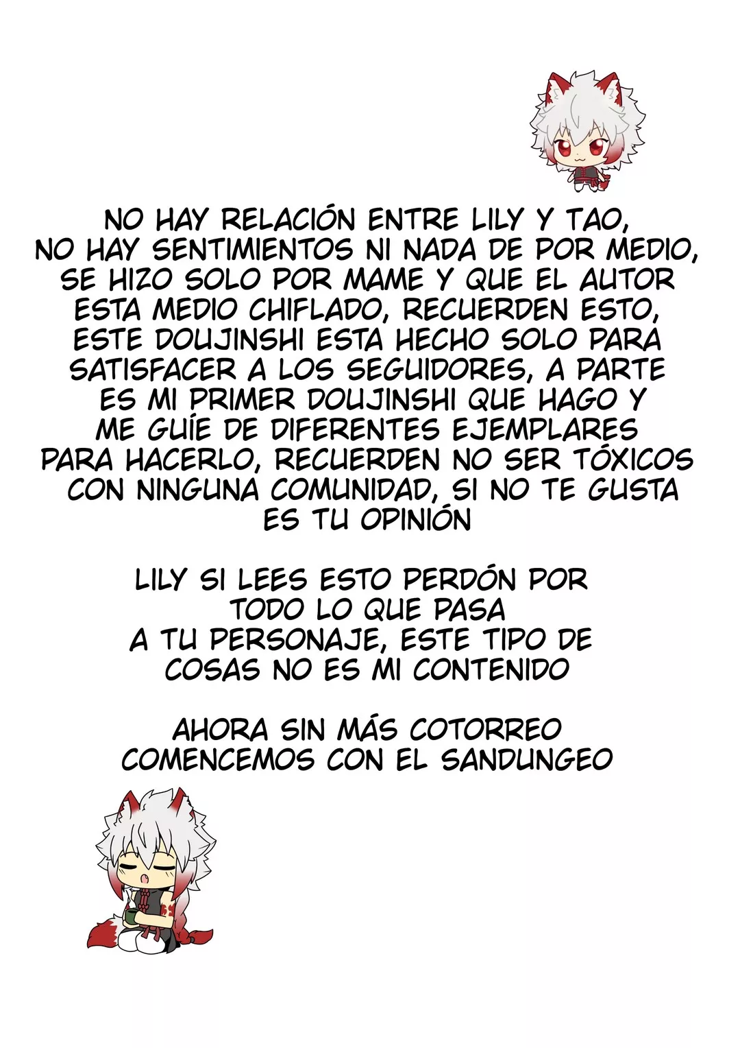 [Long Tao] Solo es un reto Lilybell (Comic Porn)