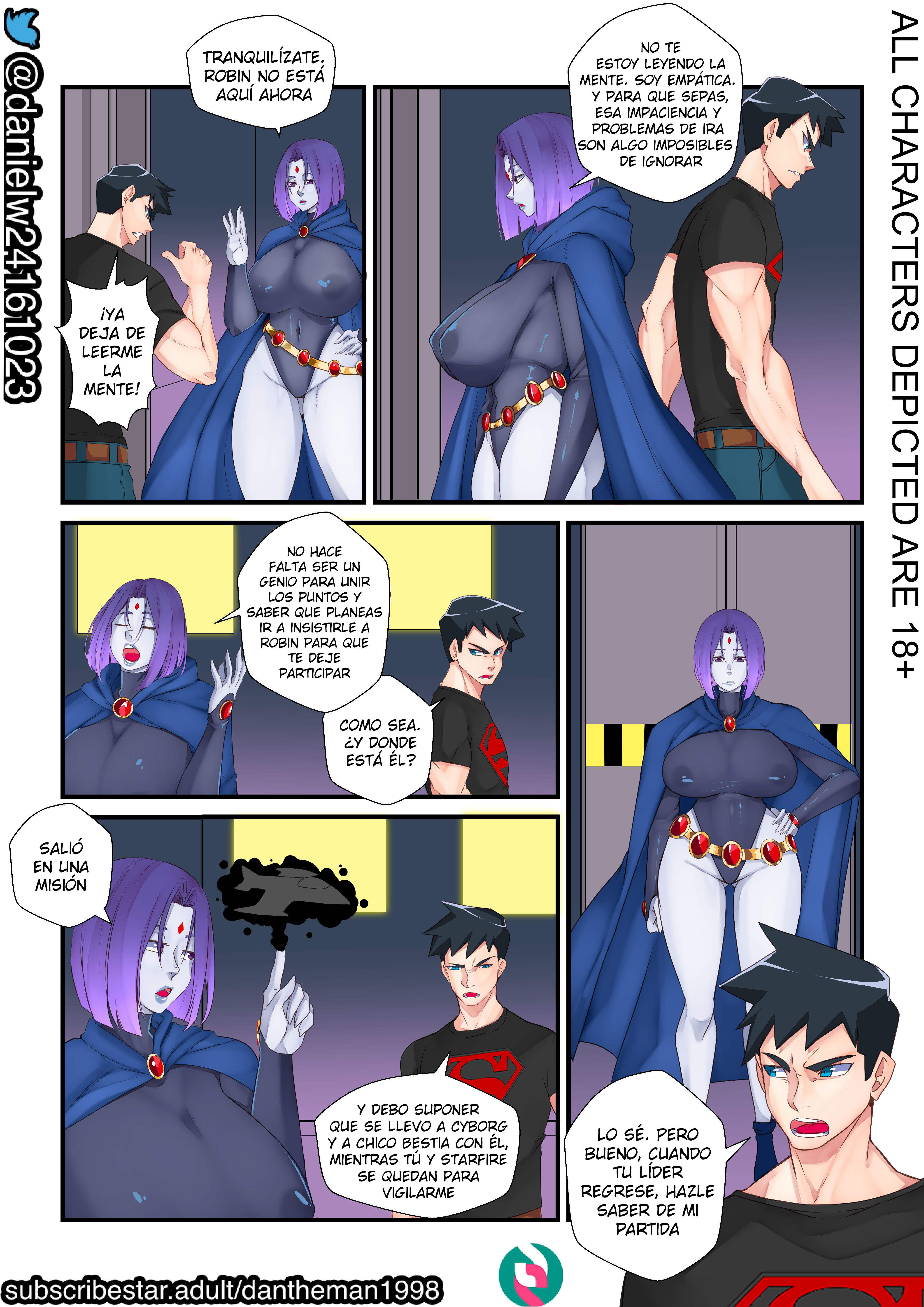 [DanTheMan] Super Sensual Sparring (Teen Titans)