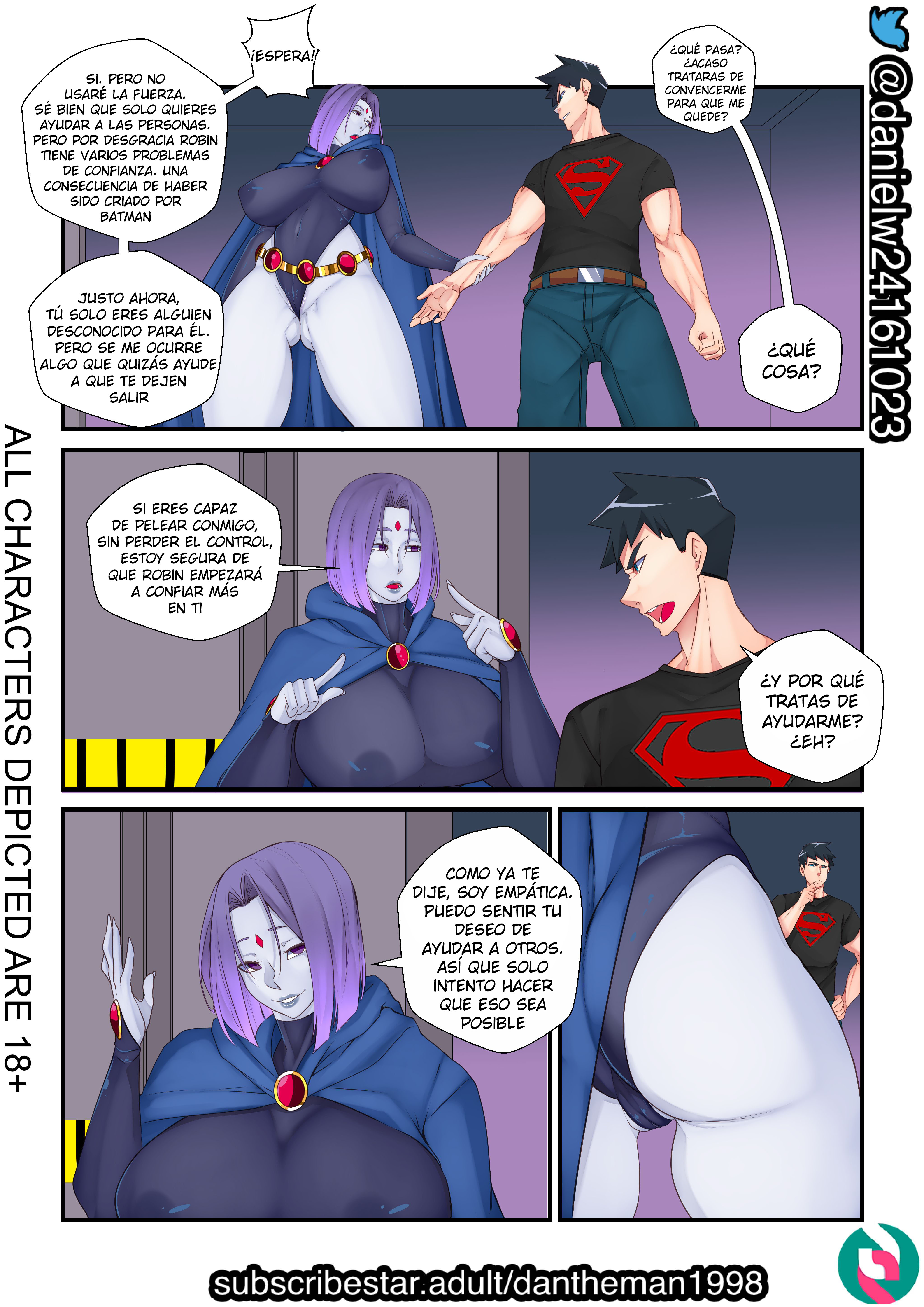[DanTheMan] Super Sensual Sparring (Teen Titans)