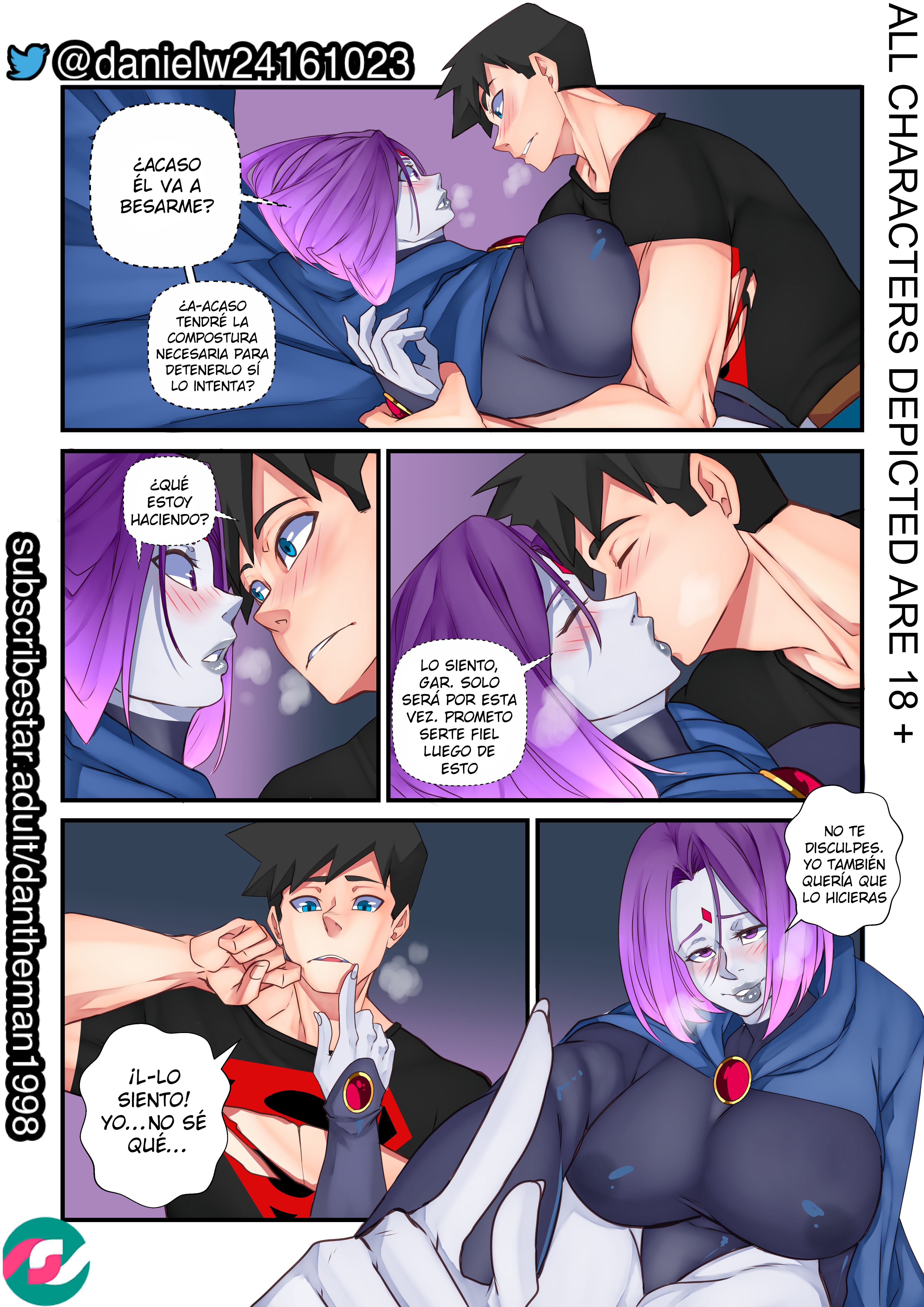 [DanTheMan] Super Sensual Sparring (Teen Titans)