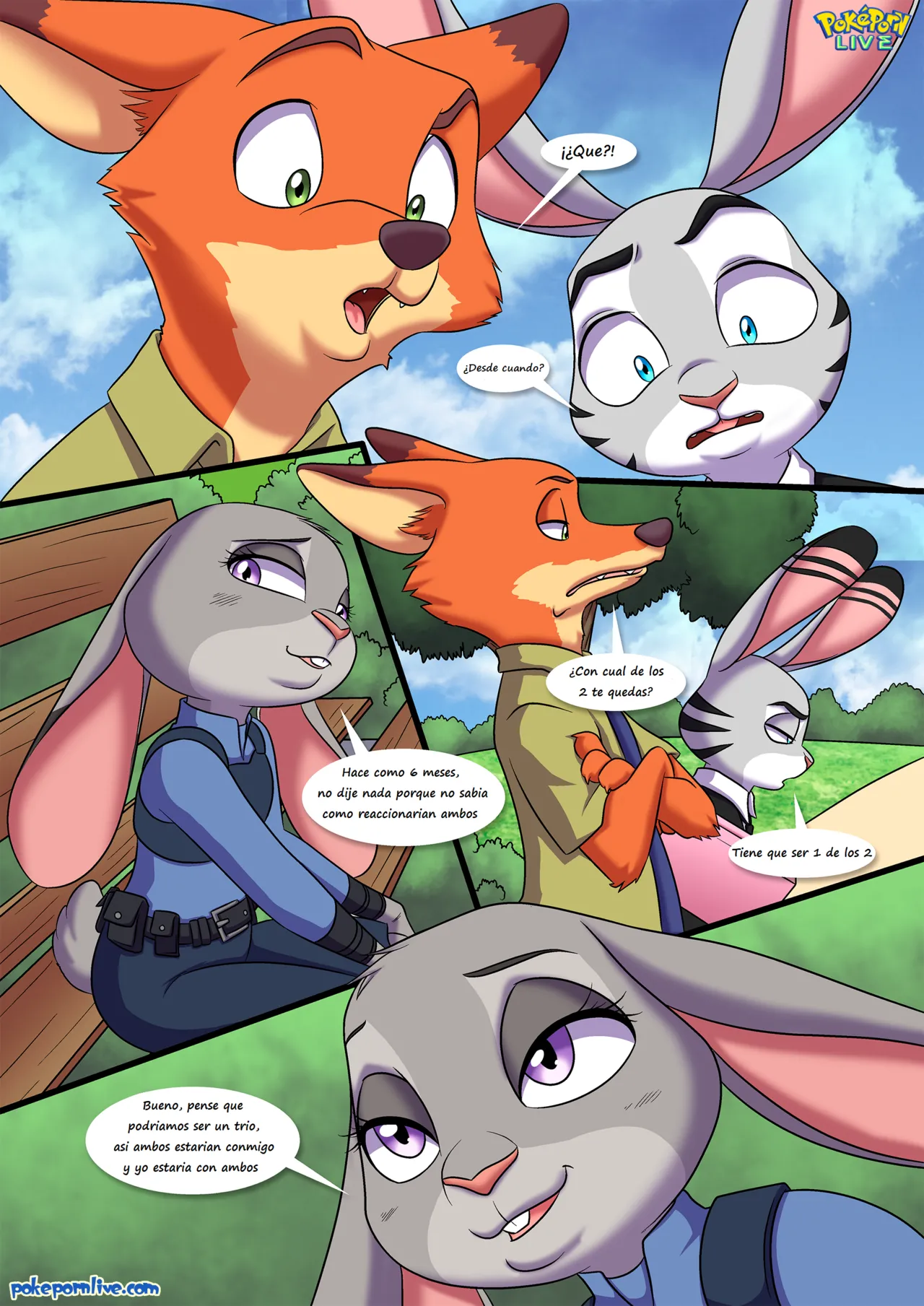 [Palcomix] A Fun Threesome (Zootopia)