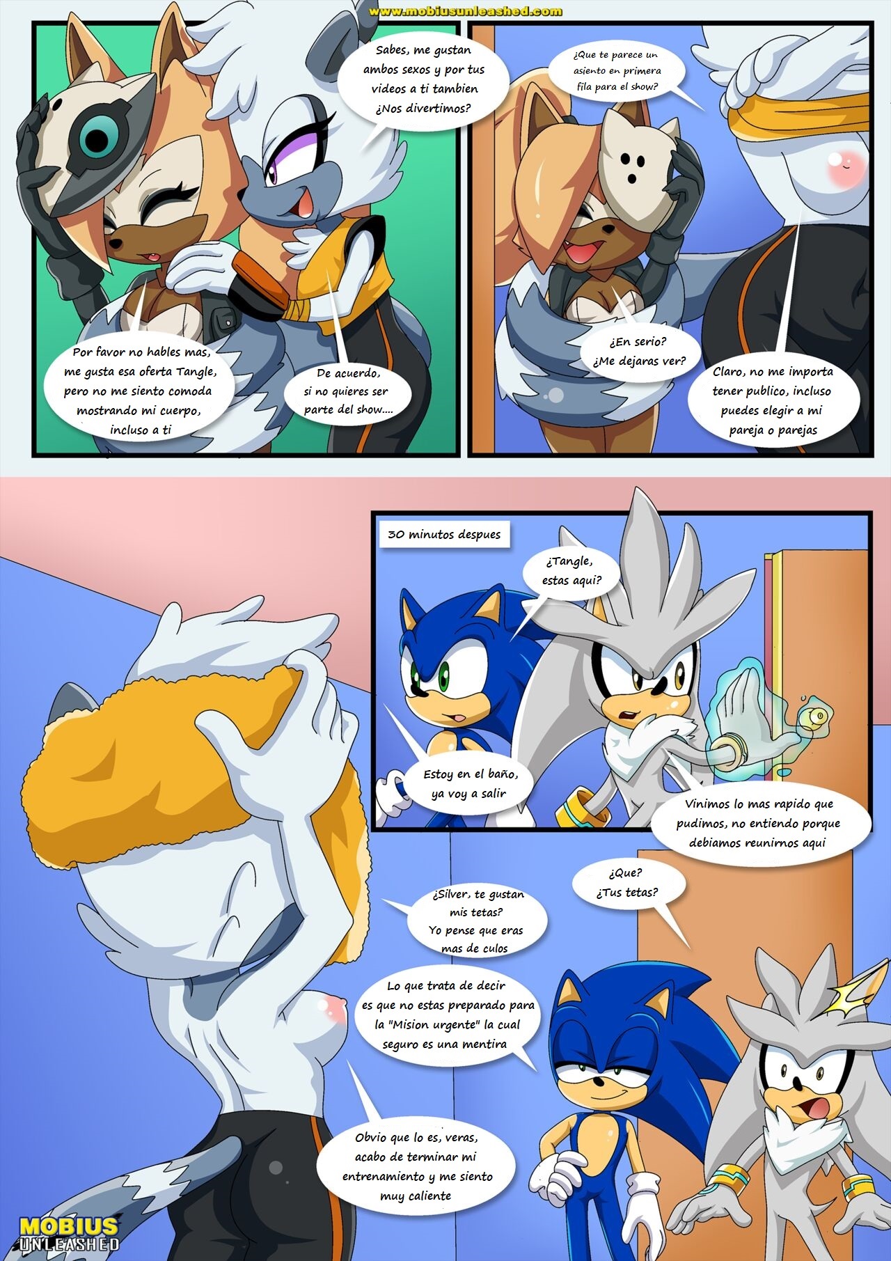 [Palcomix] Whispered Moans (Sonic the Hedgehog)