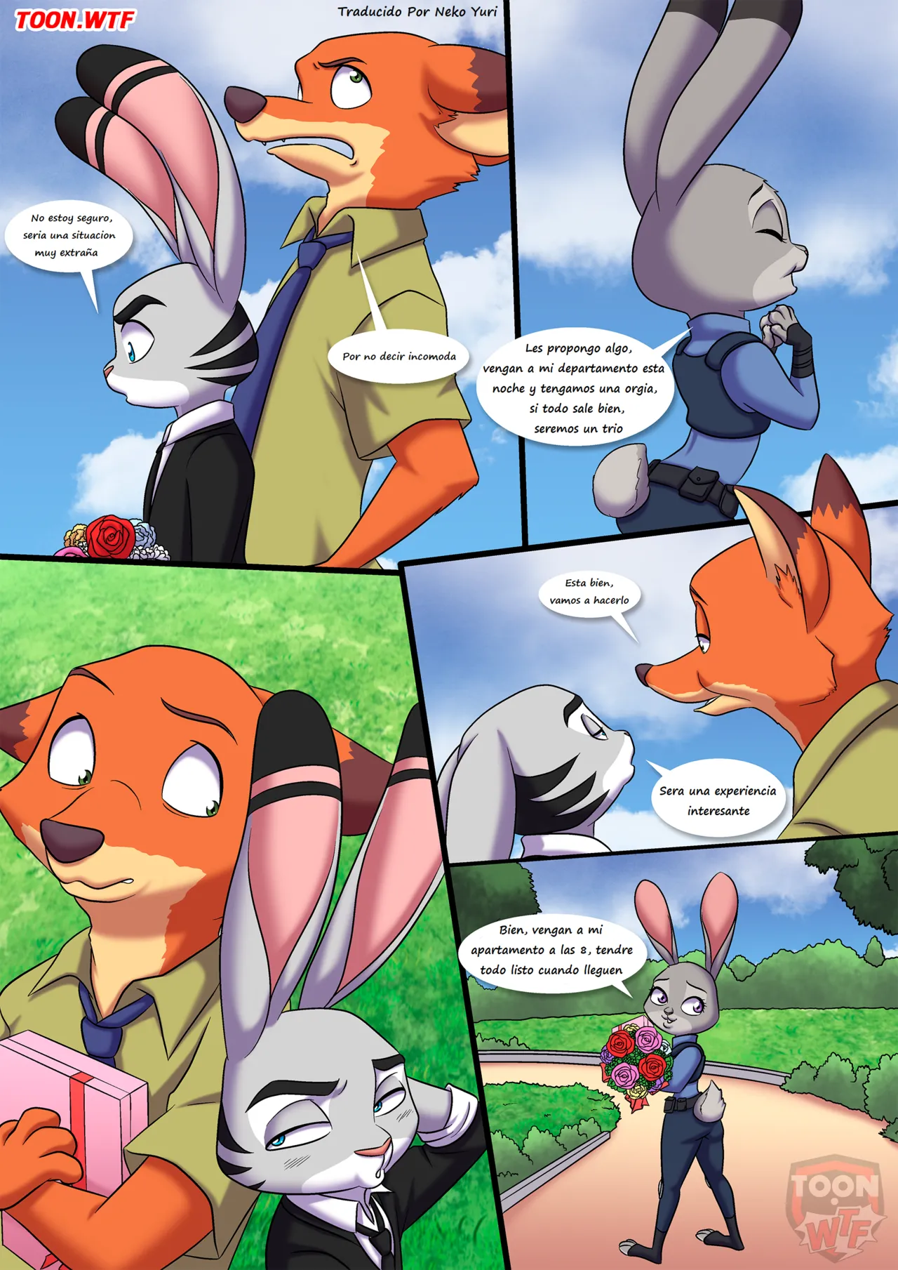 [Palcomix] A Fun Threesome (Zootopia)