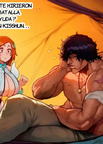 [Hoorpy] Cuidados Especiales con Orihime Después de una Dura Batalla – Orihime Inoue x Yasutora Chad (Bleach)
