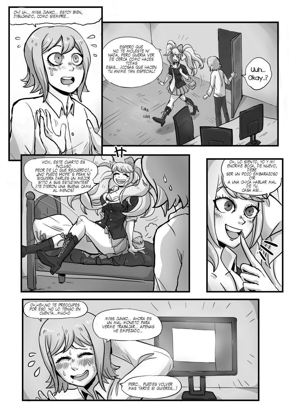 [NotSafeForFruit] Ms. Enoshima's Art Lesson (Danganronpa)