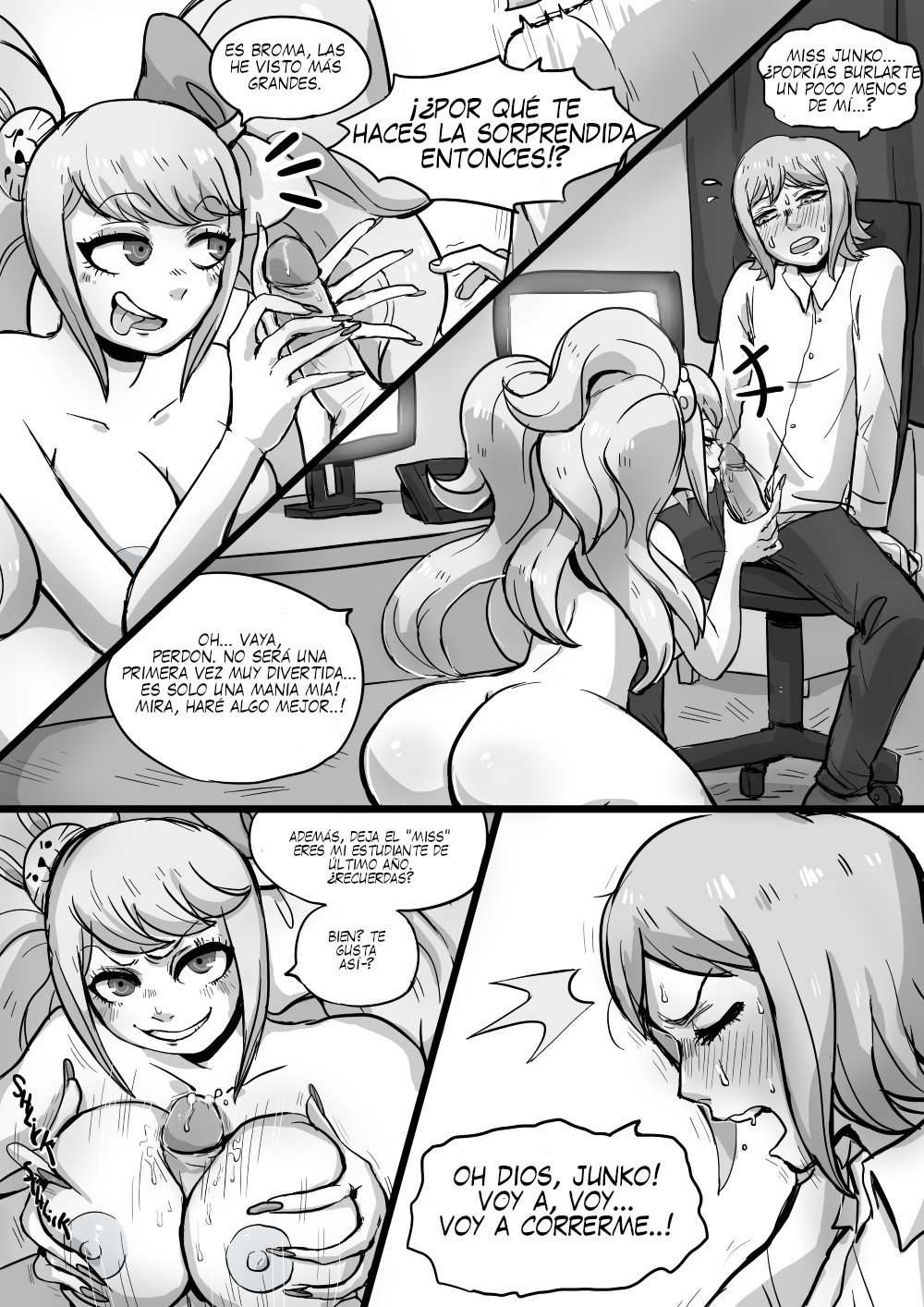 [NotSafeForFruit] Ms. Enoshima's Art Lesson (Danganronpa)