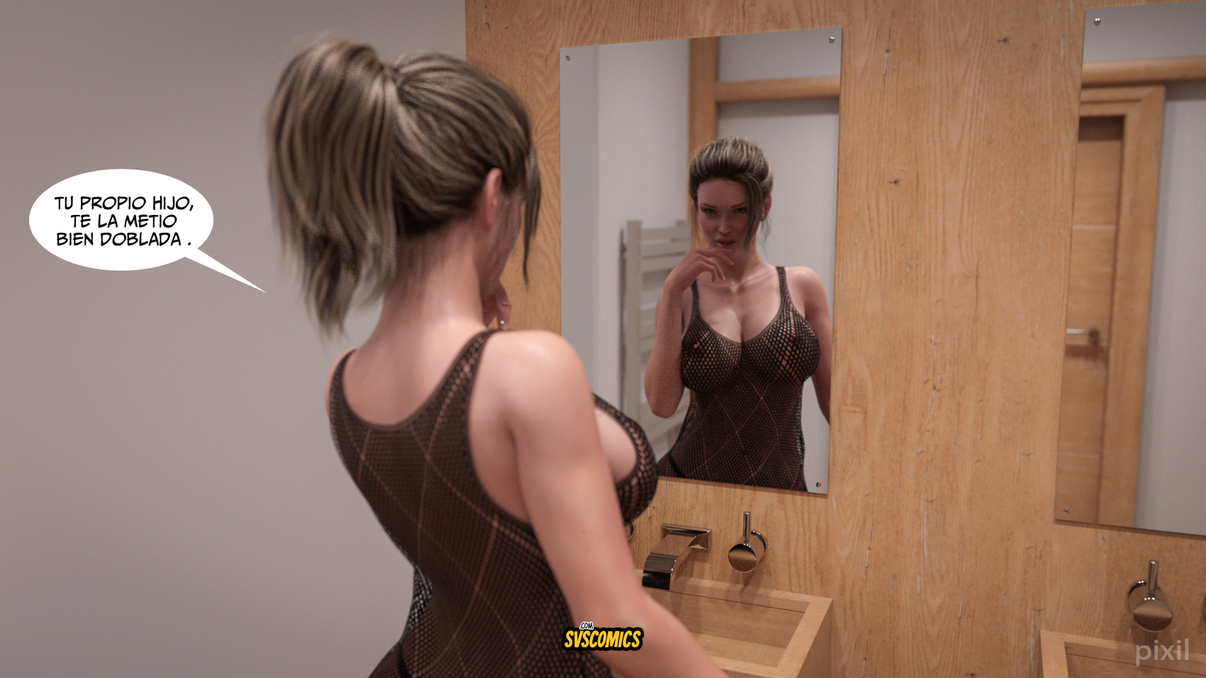 [Pixil] Good WIFE — Best MOTHER parte 1 (Comic Porn)