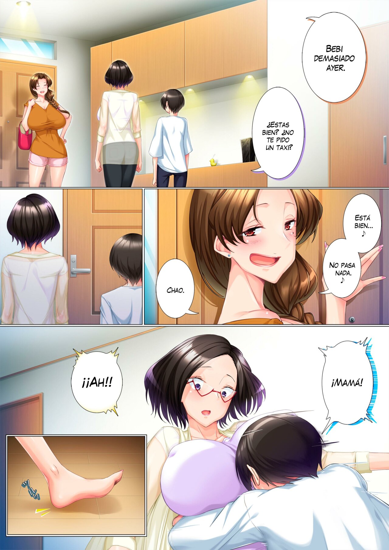 [Libre] Mi estricta MADRE cruza la linea y se vuelve ADICTA al SEXO (Comic Porn)