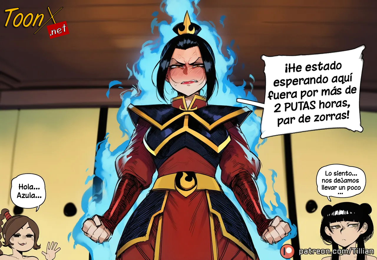 [Tillian] Azula x Ty Lee x Mai (Avatar- The Last Airbender) [AI GENERATED]