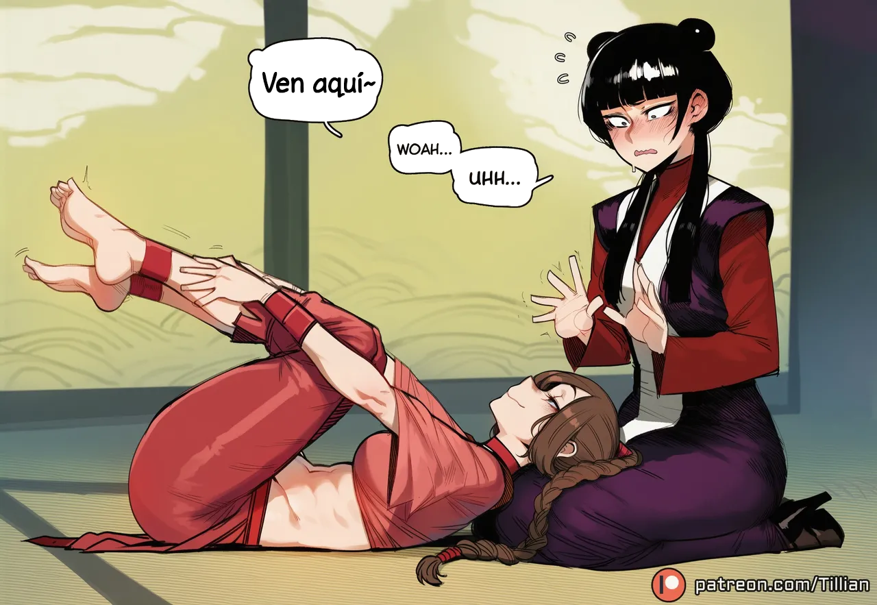 [Tillian] Azula x Ty Lee x Mai (Avatar- The Last Airbender) [AI GENERATED]